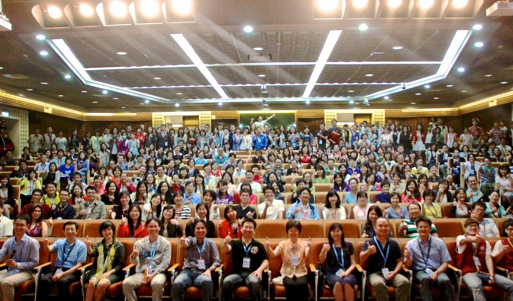 2014年5月於逢甲大學舉行的「中區翻轉教室工作坊」(圖片來源：鐘敏豪提供)