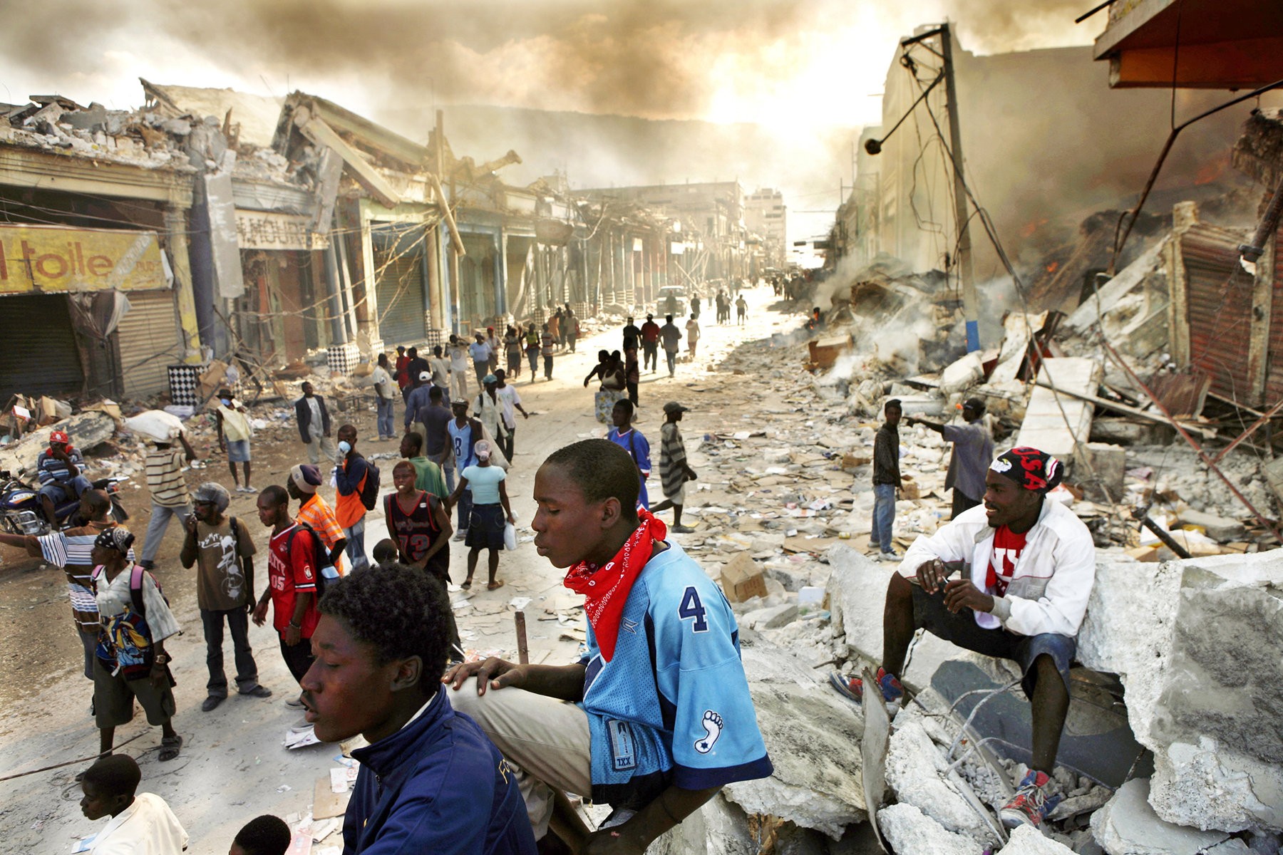 海地地震造成難以計數的重大傷亡