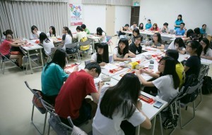 著色活動花絮。